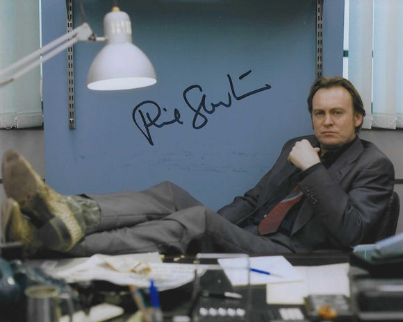 Philip Glenister signed in Black