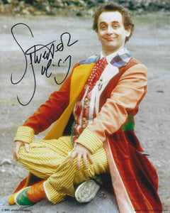 Sylvester McCoy 10 X 8 Signed In Black Doctor Who