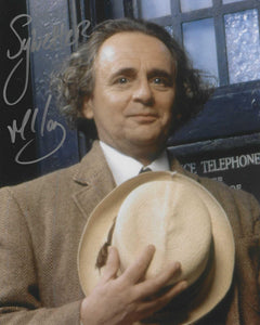 Sylvester McCoy 10 X 8 Signed In Silver Doctor Who