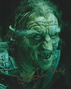 Steven Ure 10 X 8 Signed In Gold Lord of the Rings