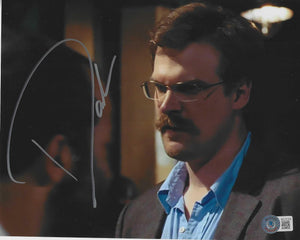 David Harbour 10 X 8 Signed in Silver With Beckett Stranger Things