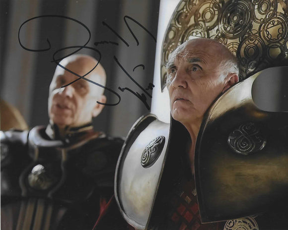 Donald Sumpter 10 X 8 Signed In Black Doctor Who