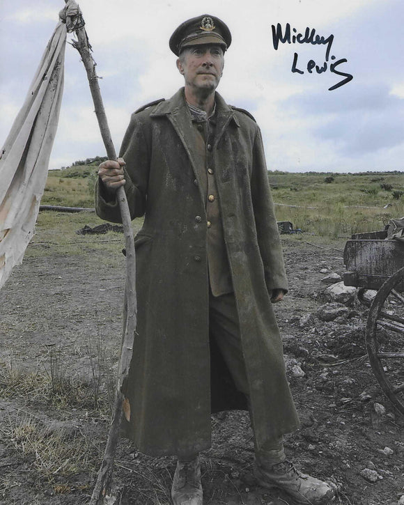 Mickey Lewis 10 X 8 Signed In Black Doctor Who