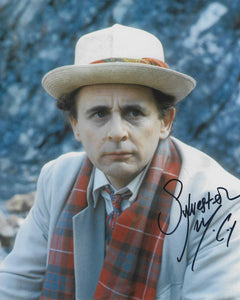 Sylvester McCoy 10 X 8 Signed In Black Doctor Who