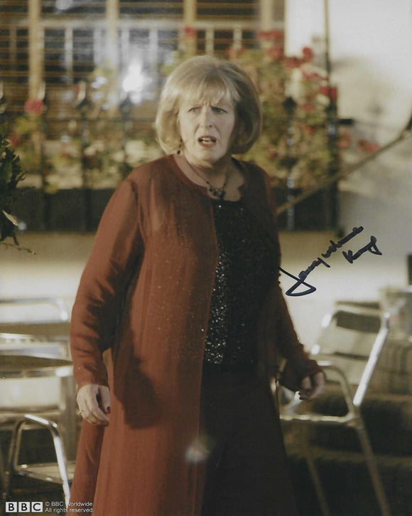 Jacquline King 10 X 8 Signed in Black Doctor who