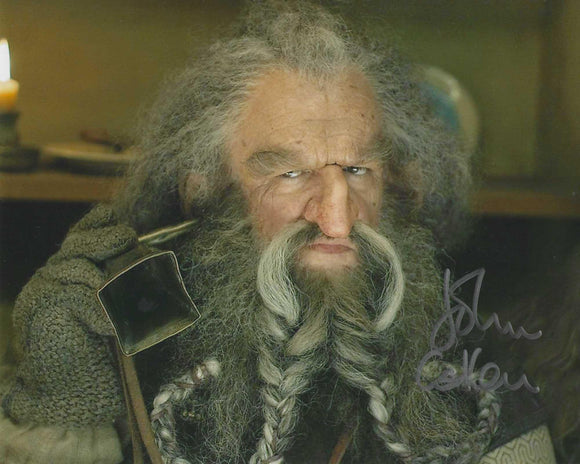 John Callen 10 X 8 Signed In Silver The Hobbit