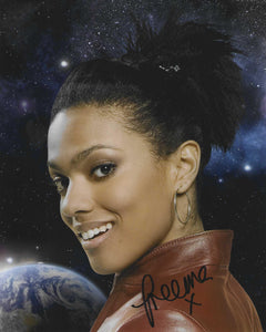 Freema Aygeman 10 X 8 Signed in Black Doctor Who