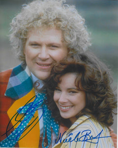 Colin Baker And Nicola Bryant 10x8 signed in Blue