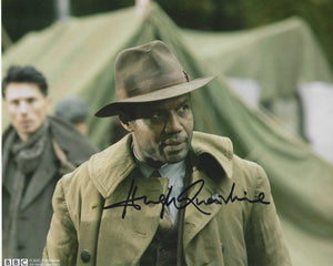 Hugh Quarshie 10x8 signed in Black Doctor Who