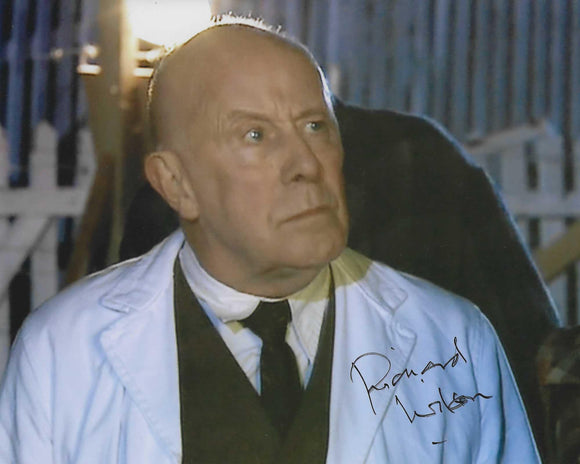 Richard Wilson 10 X 8 Signed In Black Doctor Who