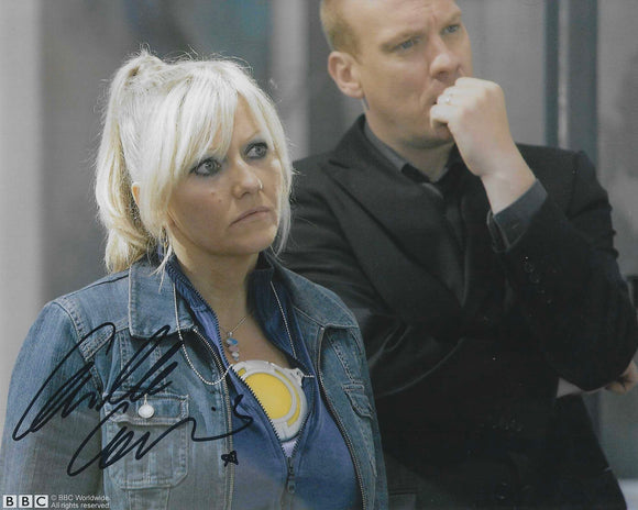 Camille Coduri signed in Black doctor who