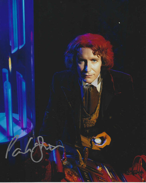 Paul McGann signed in Black doctor who