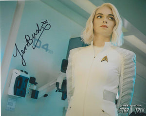 Jess Bush 10 X 8 Signed In Black Star Trek