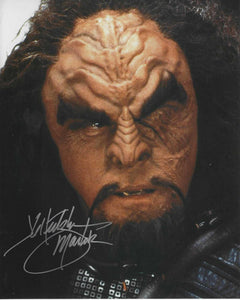 JG Hurtler 10 X 8 Signed In Silver Star Trek