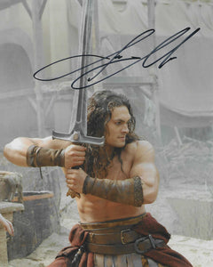 Jason momoa  10 X 8 Signed In Black Conan