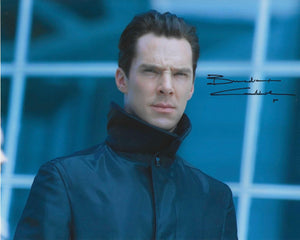 Benedict Cumberbatch 10 X 8 Signed In Black Star Trek