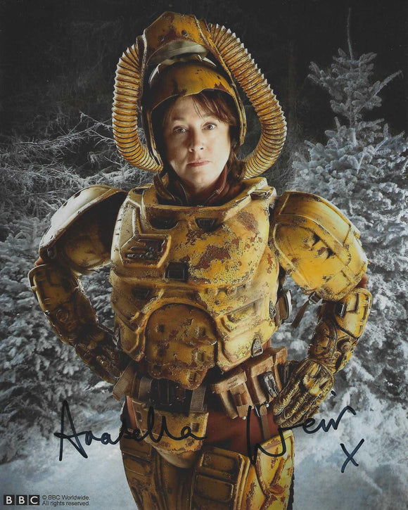 Arabella Weir 10x8 signed in Black Doctor Who