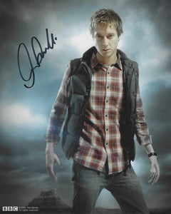 Arthur Darvill 10 X 8 Signed In Black Doctor Who