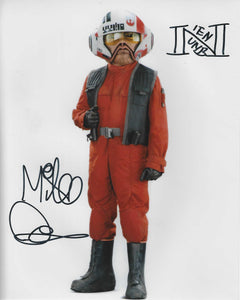 Mike Quinn 10x8 signed in Black Star Wars