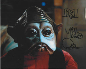 Mike Quinn 10x8 signed in Black Star Wars