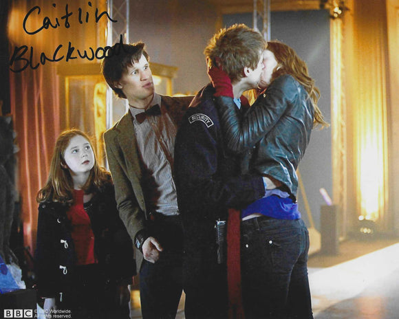 Caitlin Blackwood 10 X 8 Signed In Silver Doctor Who