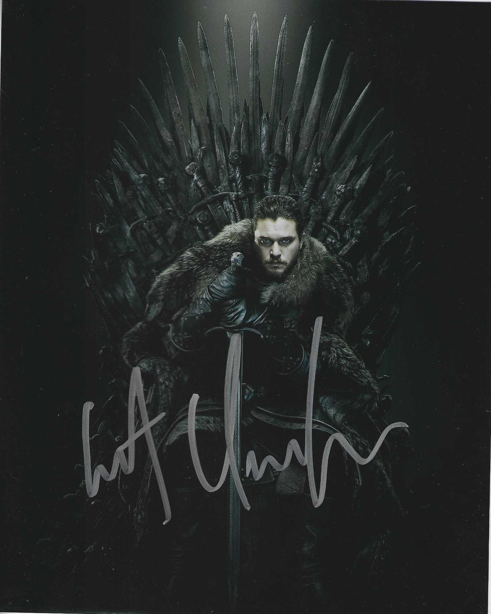 Kit Harington 10x8 signed in Silver Game of Thrones – Showmasters Comic ...