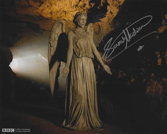 Sarah Madison 10x8 signed in Silver Doctor Who