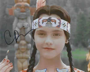 Christina Ricci signed in Black Adams Family