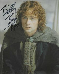 Billy Boyd 10 X 8 Signed In Black Lord of the Rings