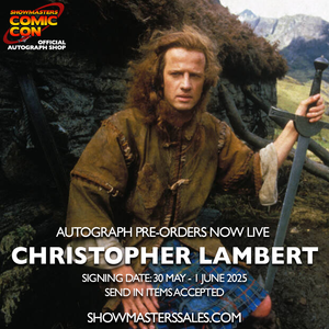 Christopher Lambert Pre-order Colllectormania MK  CMMK2025MAY