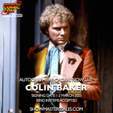 Colin Baker Pre-order London Comic Con Spring 2025 LCCS2025