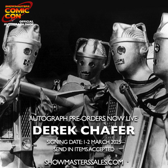 Derek Chafer Pre-order London Comic Con Sping 2025  LCCS2025