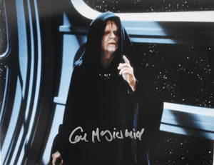 Ian McDiarmid 11X14 signed in Silver Star Wars