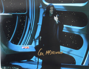 Ian McDiarmid 11X14 signed in Gold Star Wars