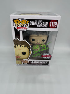 Brett Wagner signed Funko signed in Green paint pen. Leatherface