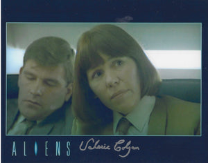 Valerie Colgan 10x8 signed in Silver Aliens