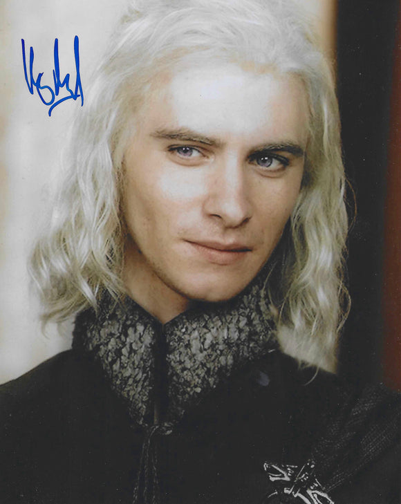 Harry Lloyd 10x8 signed in Blue Game of Thrones