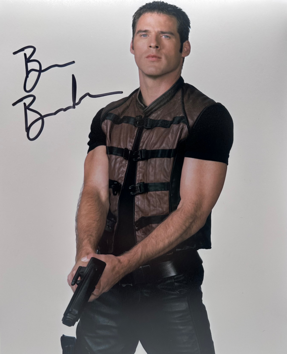 Ben Browden 10 X 8 signed in Black Stargate