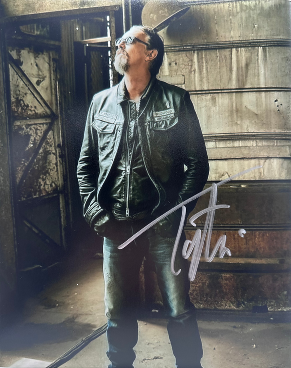 Tommy Flannigan  10 X 8 signed in Silver Sons of Anarchy
