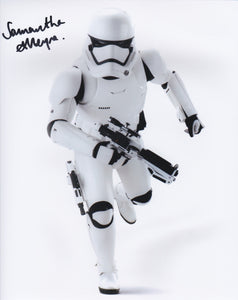 Samantha Alleyne 10x8 signed in Black Star Wars