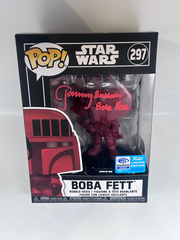 Jeremy Bulloch Signed Funko  in Red Star Wars