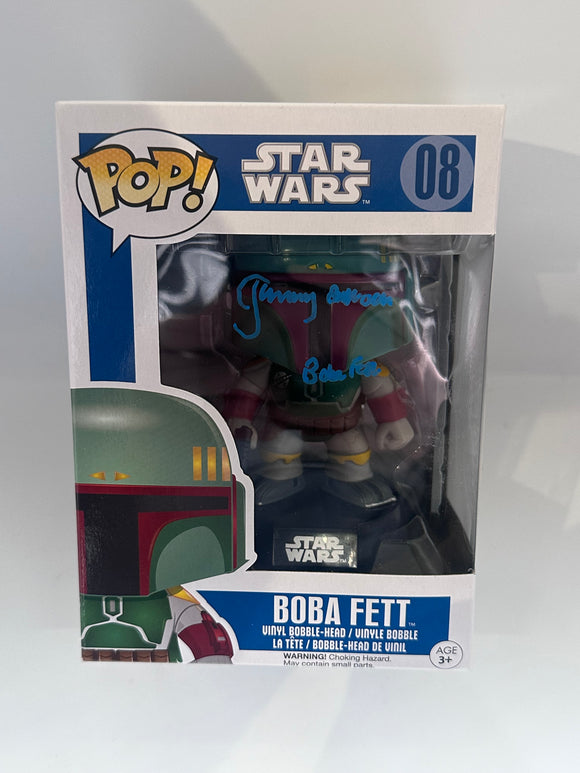 Jeremy Bulloch Signed Funko in Blue Star Wars