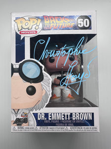 Christopher Lloyd signed Funko  in Blue Back To The Future