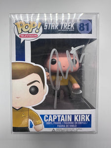 William Shatner signed Funko in Silver StarTrek