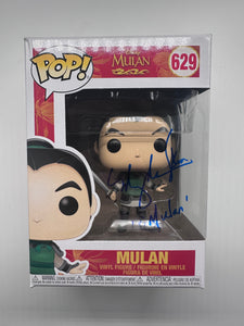 Ming Na wen Signed funko in Blue Mulan