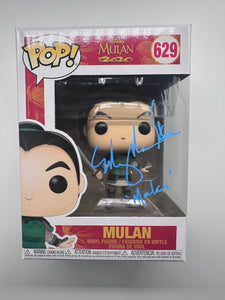 Ming Na wen Signed funko in Blue Mulan