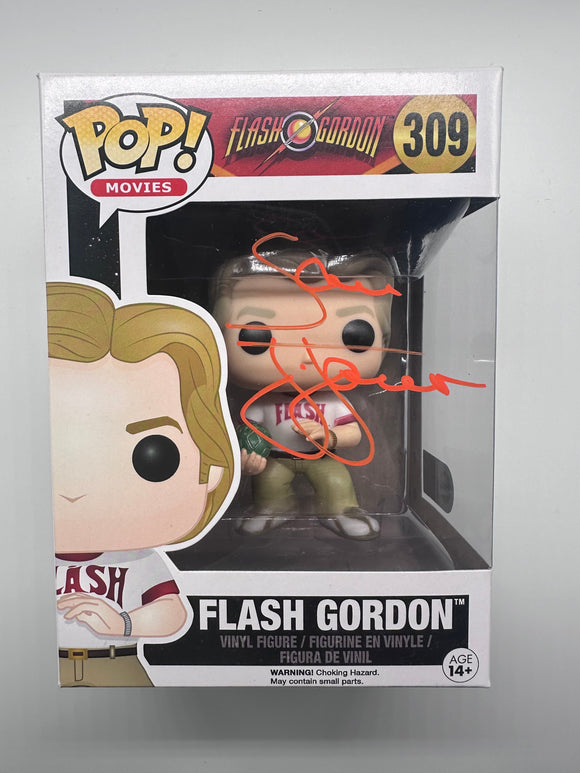 Sam Jones Signed funko in Orange Flash