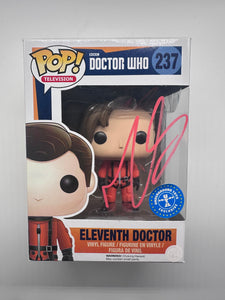 Matt Smith Signed Funko in Red Doctor Who