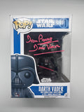 Dave Prowse Signed funko in Red Star Wars Damaged