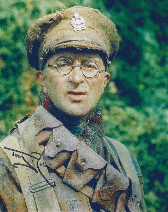 Tony Robinson 10x8 signed in Black Black Adder